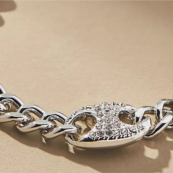 New ANTHRO SINGLE POP TAB BRACELET Stainless Steel bling - Picture 3 of 7